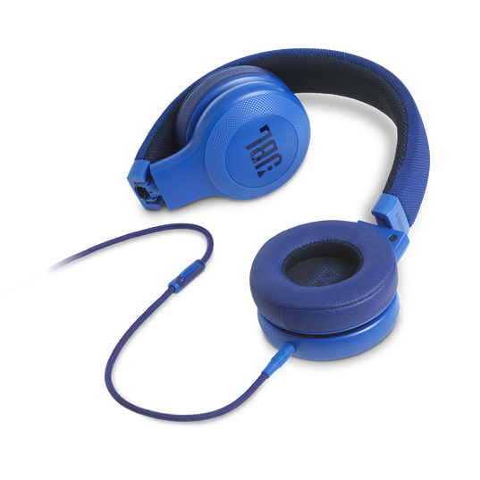 E35 - Blue - On-ear headphones - Detailshot 3