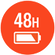 48 שעות השמעה כוללת בתוספת טעינה אלחוטית