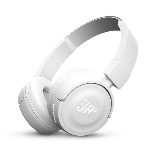 JBL T450BT - White - Wireless on-ear headphones - Hero