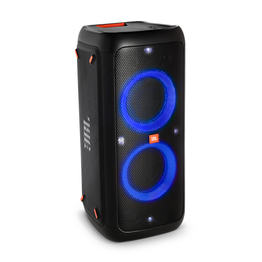 JBL PartyBox 300 - Black - Battery-powered portable Bluetooth party speaker with light effects - Hero