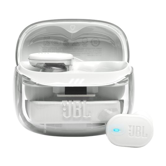 JBL Tune Buds 2 Ghost Edition - Ghost White - True Wireless Noise Cancelling Earbuds - Hero