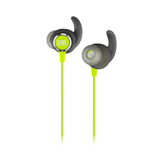 JBL REFLECT MINI 2 - Green - Lightweight Wireless Sport Headphones - Detailshot 1
