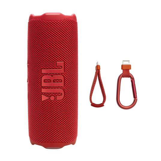 JBL Flip 7 - Red - Portable waterproof and drop-proof  speaker - Detailshot 8