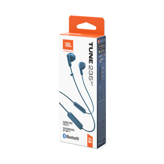 JBL Tune 235BT - Blue - Wireless Earbud headphones - Detailshot 15
