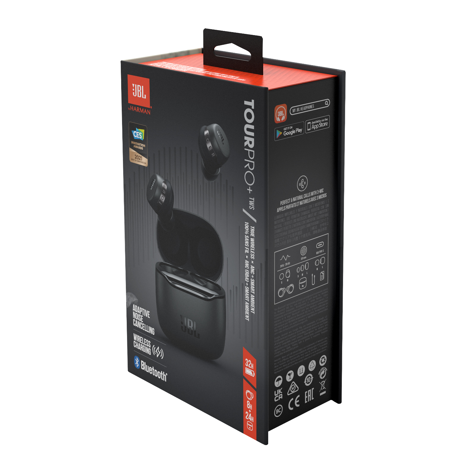 JBL Tour Pro+ TWS | True wireless noise-cancelling earbuds