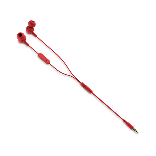 C150SI - Red - JBL C150SI In Ear Headphones - Detailshot 3