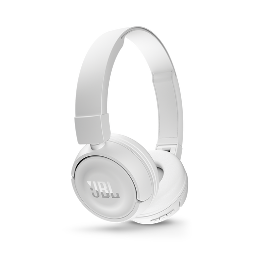 JBL T450BT - White - Wireless on-ear headphones - Detailshot 2
