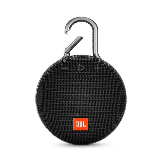 JBL Clip 3 - Midnight Black - Portable Bluetooth® speaker - Front