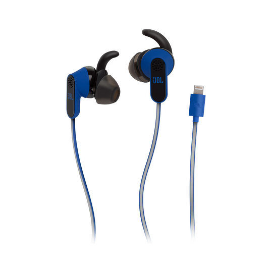 Reflect Aware - Blue - Lightning connector sport earphone with Noise Cancellation and Adaptive Noise Control. - Hero