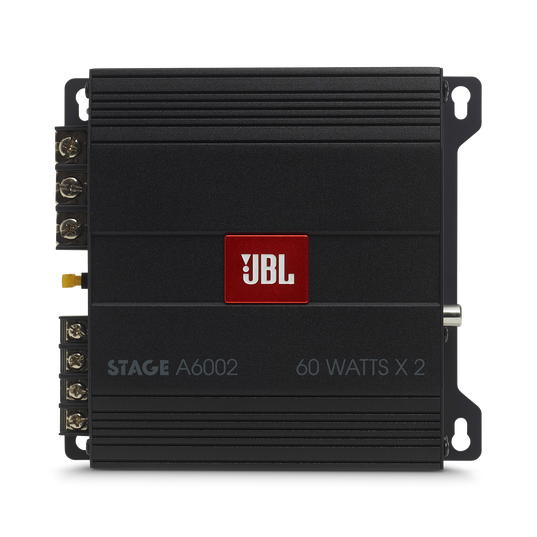 JBL Stage Amplifier A6002 - Black - Class D Car Audio Amplifier - Front