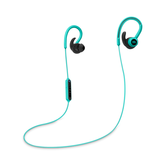 Reflect Contour - Teal - Secure fit wireless sport headphones - Detailshot 3