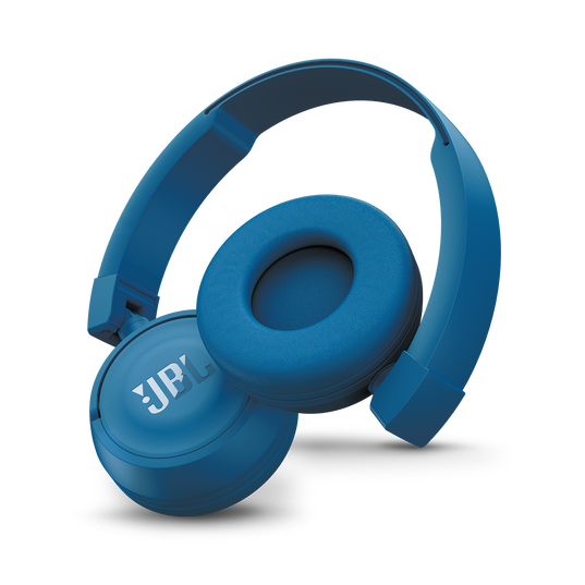JBL T450BT - Blue - Wireless on-ear headphones - Detailshot 1