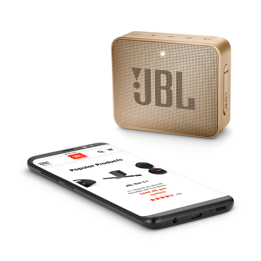 JBL Go 2 - Pearl Champagne - Portable Bluetooth speaker - Detailshot 3