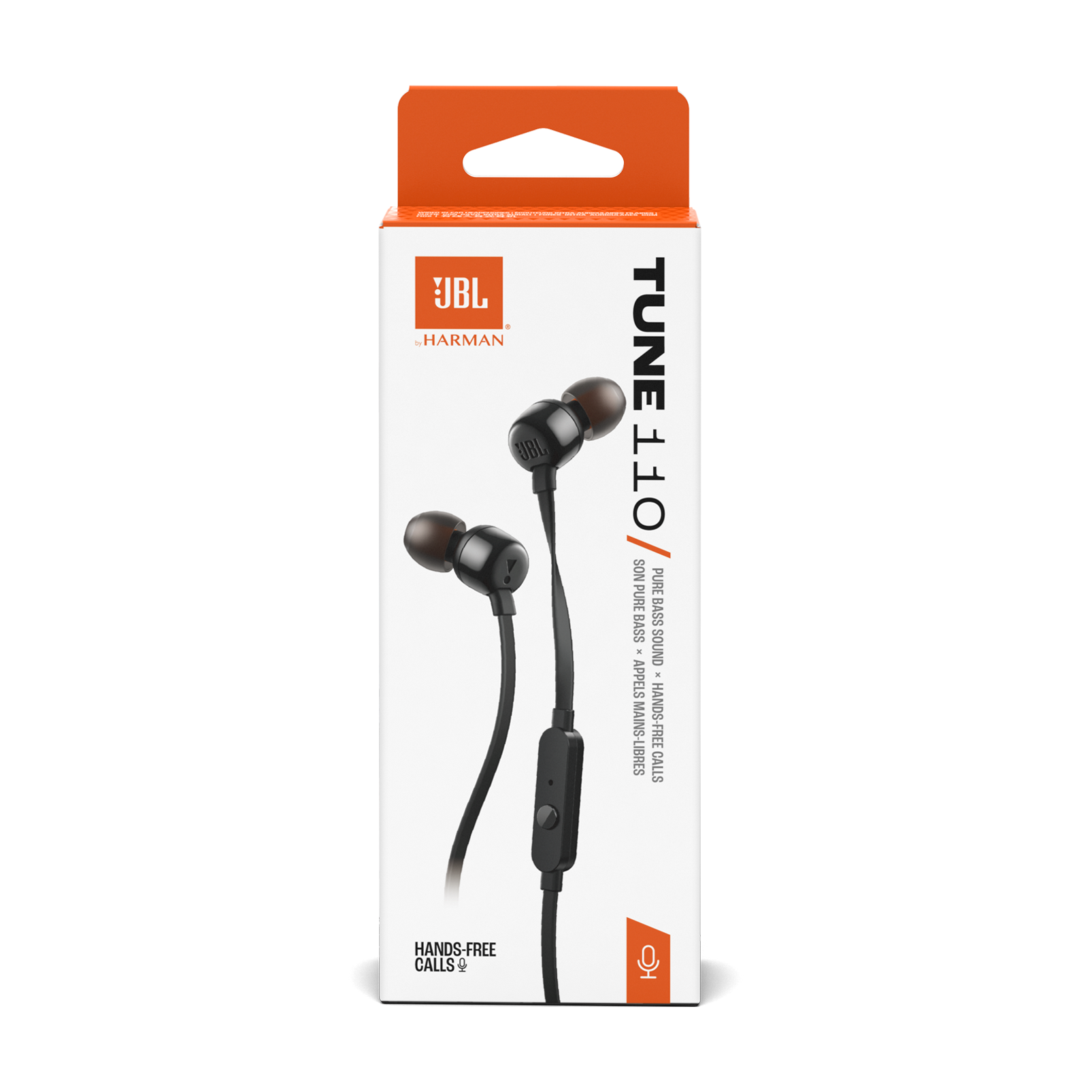 JBL Tune 110 In-Ear-Kopfhörer In Weiß – Mit Flachkabel, Fernbedienung & Mikro