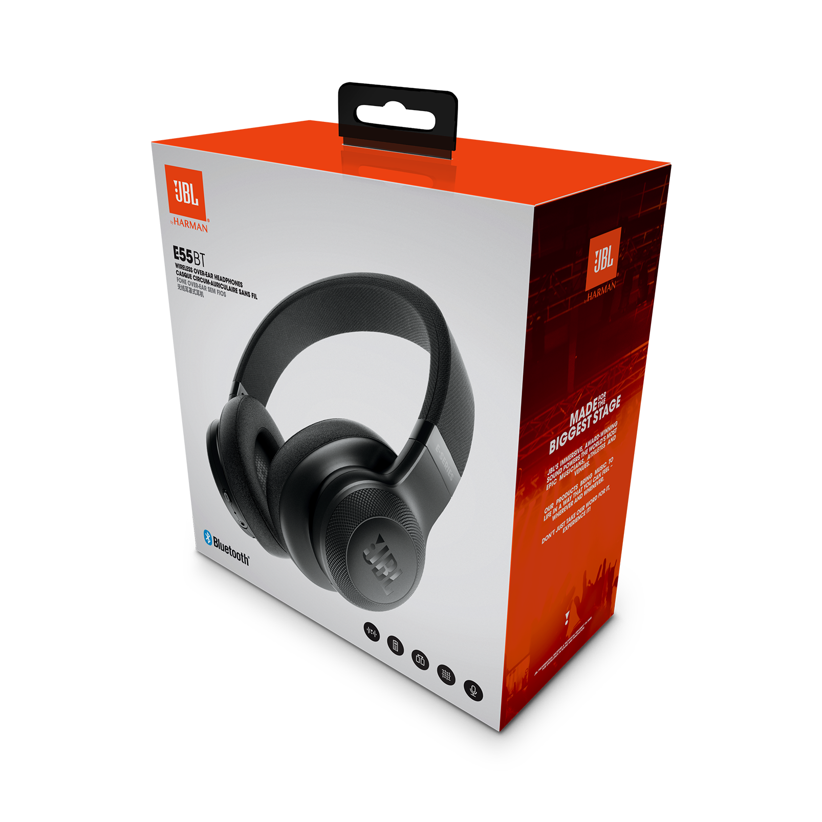 JBL E55BT | Wireless over-ear headphones