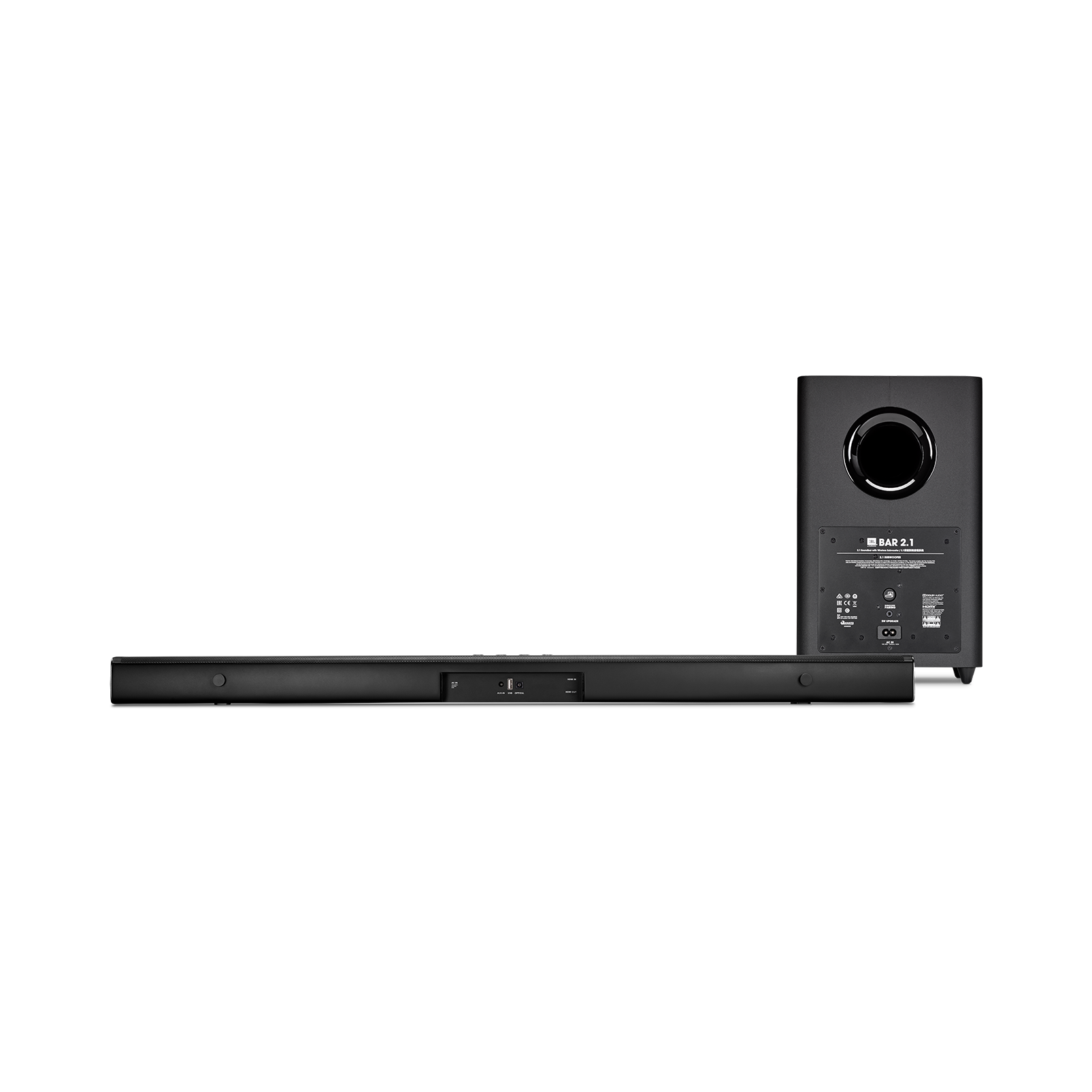 JBL Bar 2.1 | 2.1-Channel Soundbar with 