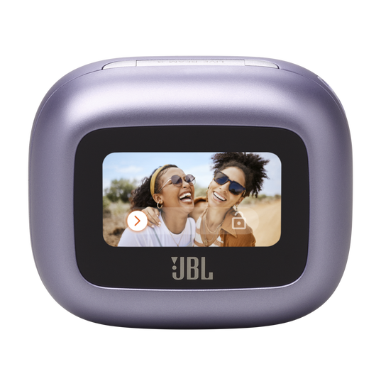 JBL Live Beam 3 - Purple - True wireless noise-cancelling closed-stick earbuds - Detailshot 2