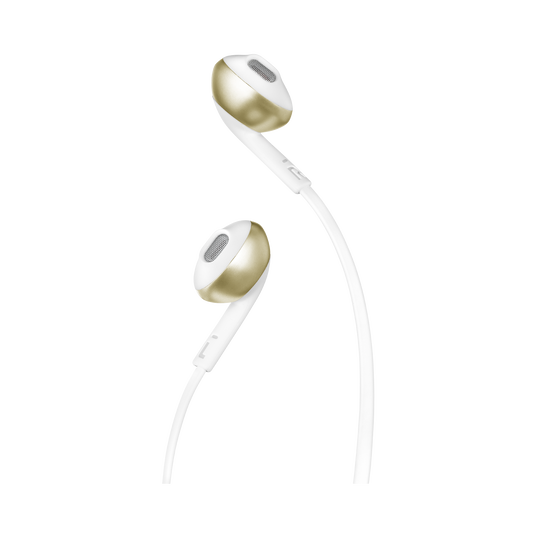 JBL Tune 205 - Champagne Gold - Earbud headphones - Detailshot 1
