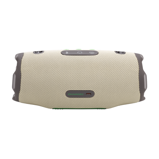 JBL Charge 6 - Sand - Portable waterproof and drop-proof Bluetooth speaker - Back