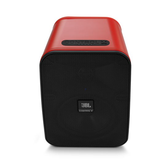 JBL Control X Wireless - Red - 5.25” (133mm) Portable Stereo Bluetooth® Speakers - Front