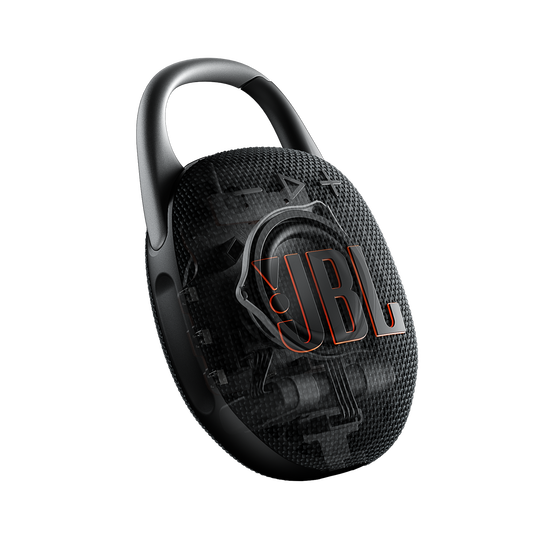 JBL Clip 5 - Black and Orange - Ultra-portable waterproof speaker - Detailshot 13