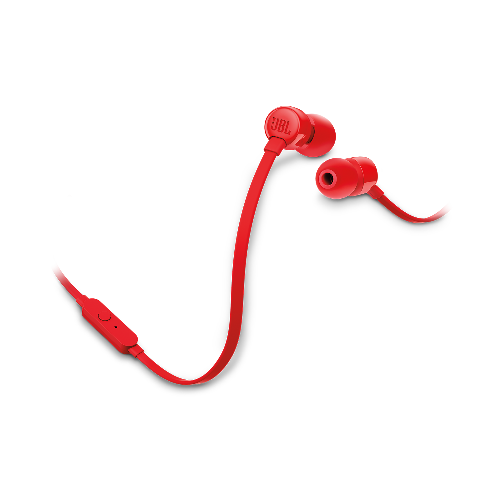 JBL Tune 110 In-Ear-Kopfhörer In Weiß – Mit Flachkabel, Fernbedienung & Mikro