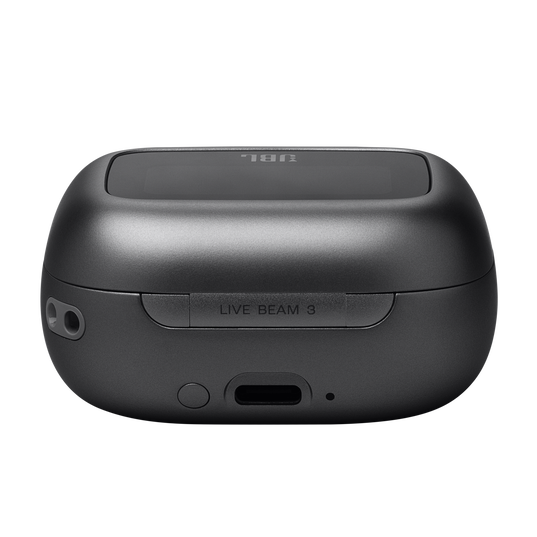 JBL Live Beam 3 - Black - True wireless noise-cancelling closed-stick earbuds - Detailshot 4