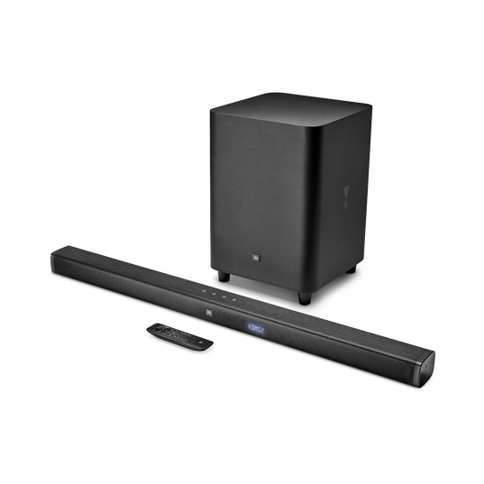 JBL Bar 3.1 - Black - 3.1-Channel 4K Ultra HD Soundbar with Wireless Subwoofer - Hero