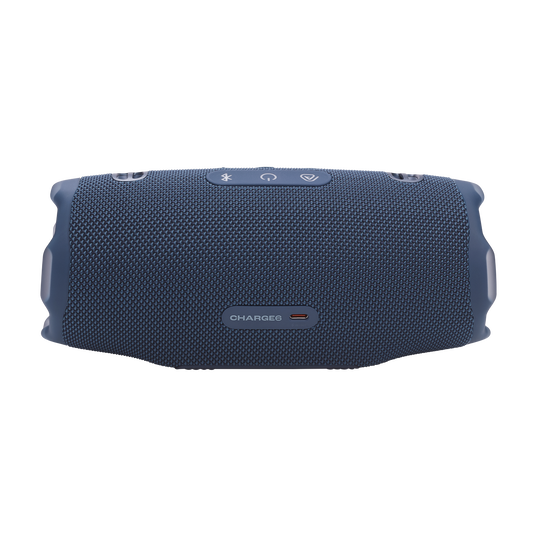 JBL Charge 6 - Blue - Portable waterproof and drop-proof Bluetooth speaker - Back