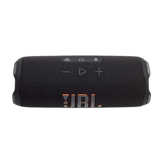 JBL Flip 7 - Black - Portable waterproof and drop-proof  speaker - Top