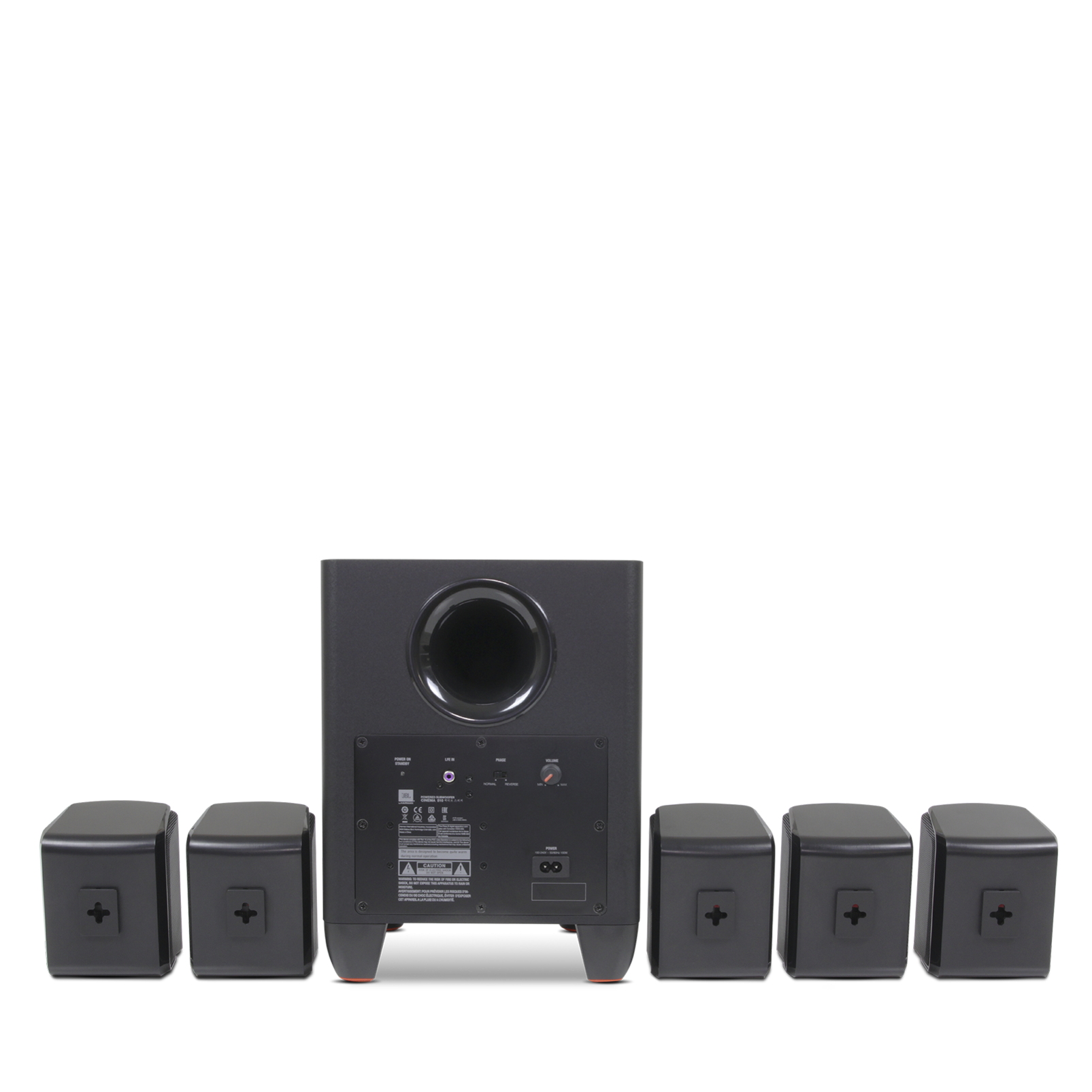 JBL Cinema 510 5.1 Home Theater Speaker System with Powered Subwoofer 