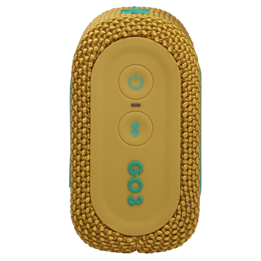 JBL Go 3 - Yellow - Portable Waterproof Speaker - Right
