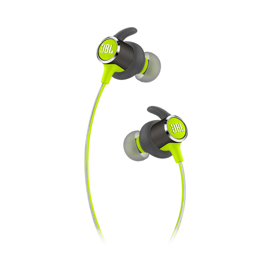 JBL REFLECT MINI 2 - Green - Lightweight Wireless Sport Headphones - Detailshot 2