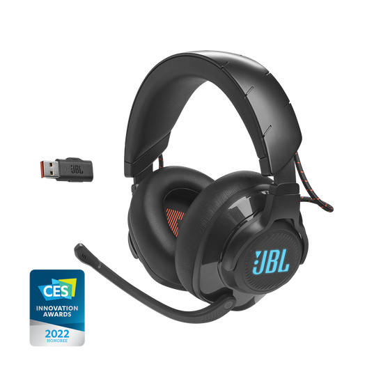 JBL Quantum 600, Wireless Over-Ear Performance Gaming Headset, Black, Large