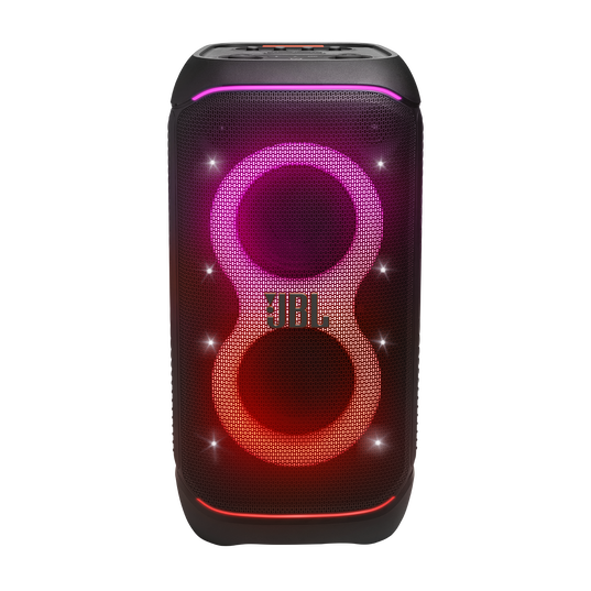 JBL PartyBox Stage 320 - Black - Portable party speaker with wheels - Front