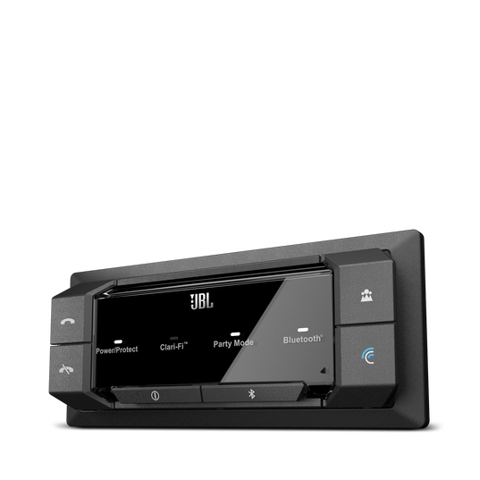 GRAND TOURING GTR 104 - Black - 100W RMS 4-Channel Stadium Series Bluetooth Car Amplifier with Clari-Fi Technology and Party Mode - Detailshot 3
