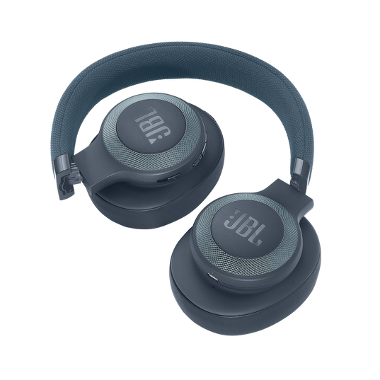 JBL E65BTNC - Blue - Wireless over-ear noise-cancelling headphones - Detailshot 2
