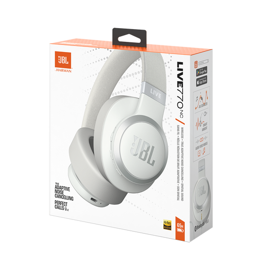 JBL Live 770NC | Wireless True Over-Ear Adaptive Cancelling Noise Headphones with