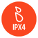 IPX4 water resistant design