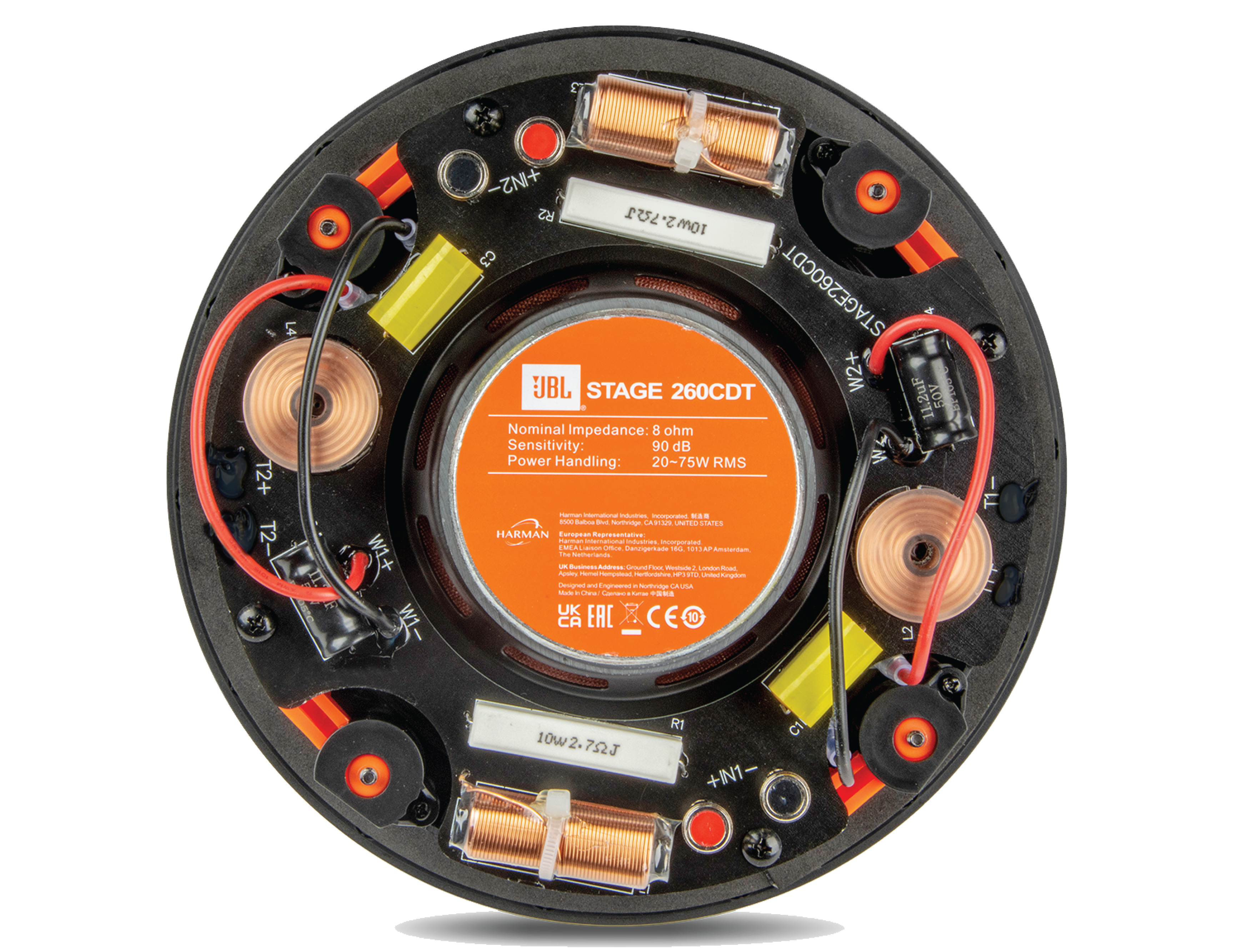 Stage 260CDT | 2-way 6.5in (166mm) Dual Tweeter In-Ceiling Loudspeaker
