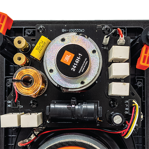 Premium air-core inductors and mylar capacitor crossover network components