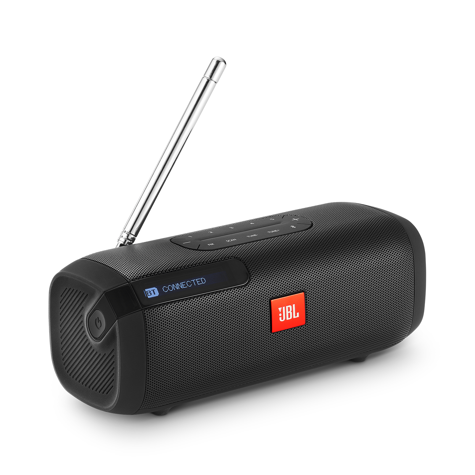 JBL Tuner FM - Black - Portable Bluetooth Speaker with FM radio - Hero