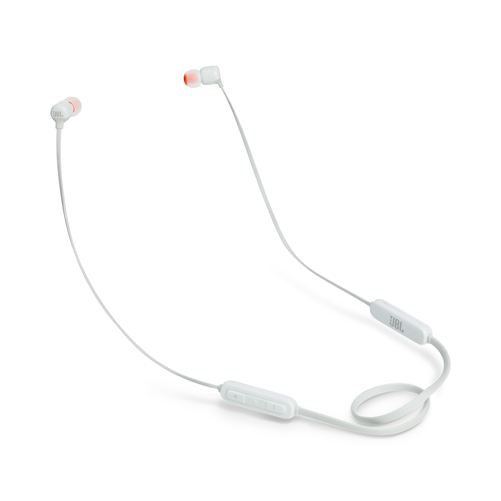 JBL Tune 110BT - White - Wireless in-ear headphones - Hero