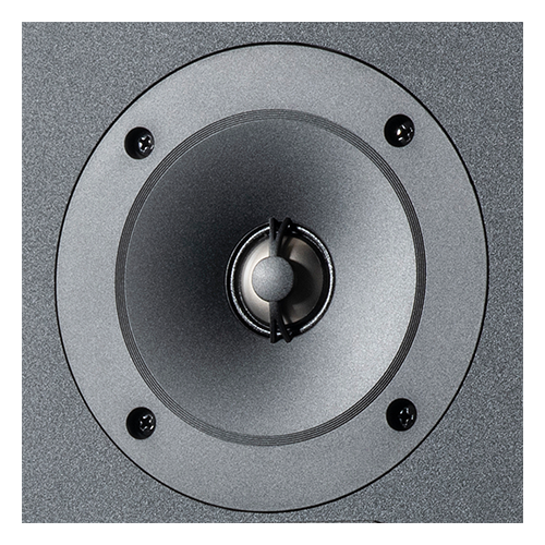 1-inch (25mm) Titanium dome tweeter mated to acoustic lens waveguide