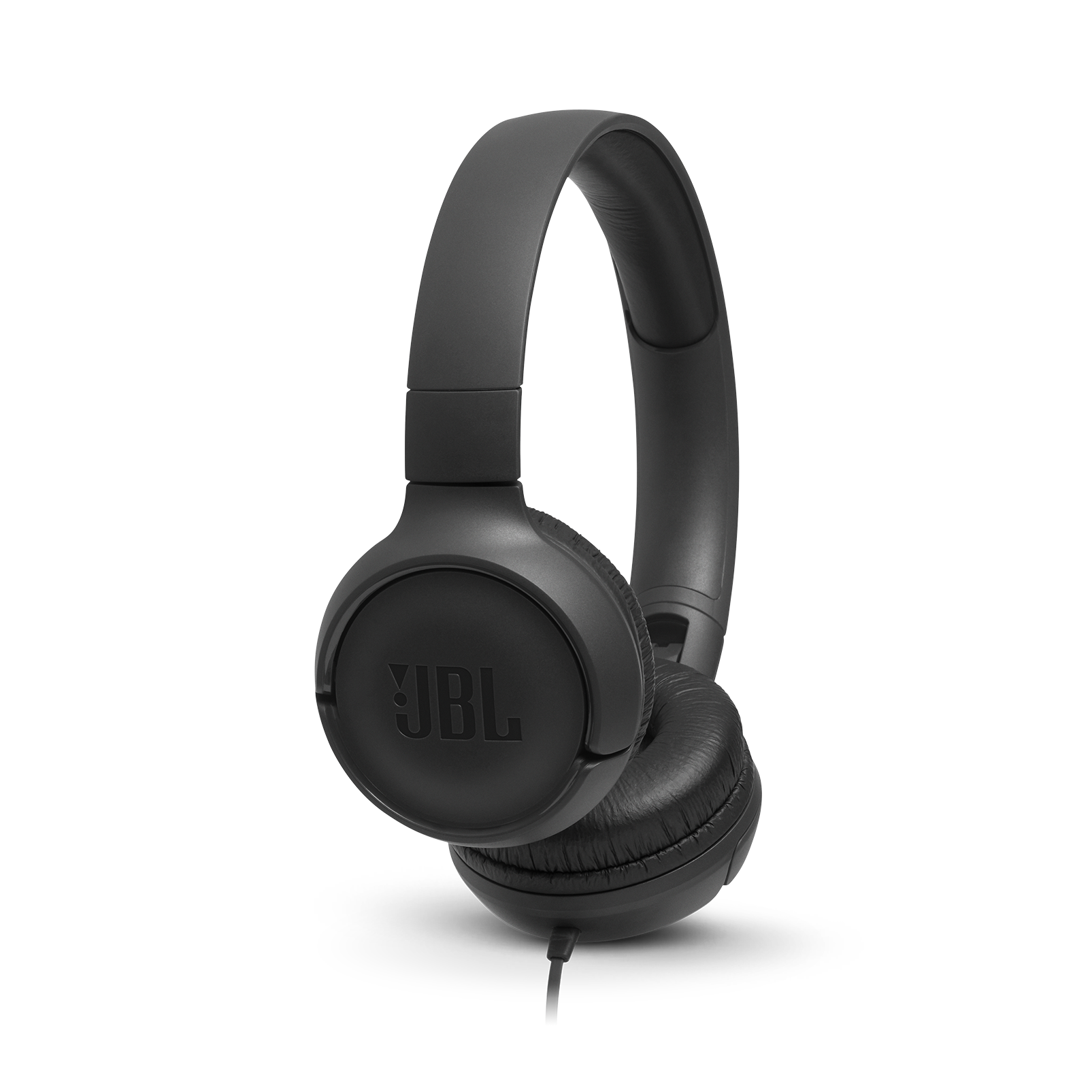 JBL Tune 500 - Black - Wired on-ear headphones - Hero