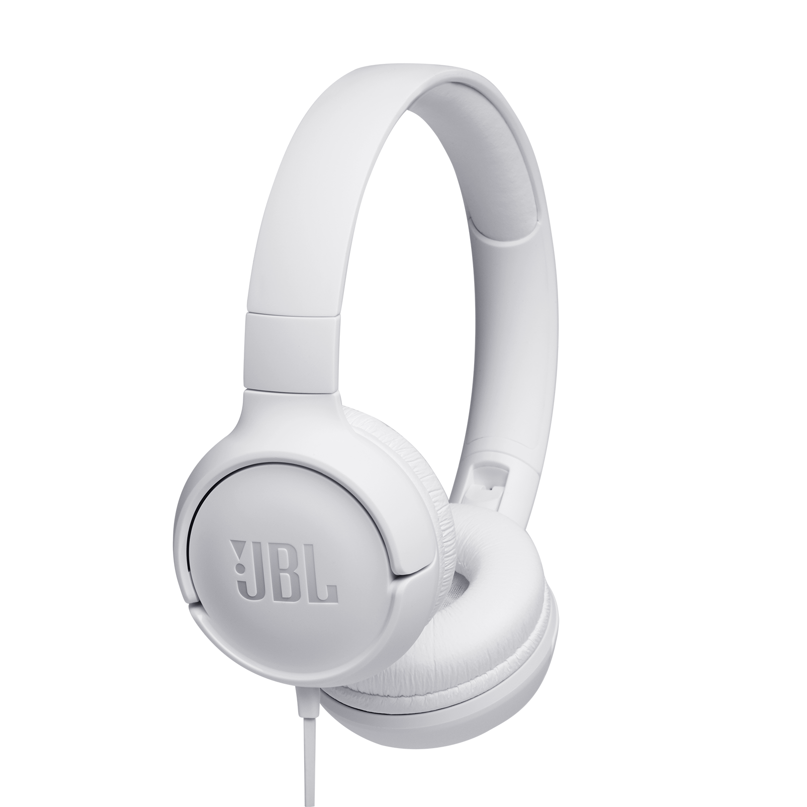 JBL Tune 500 - White - Wired on-ear headphones - Hero