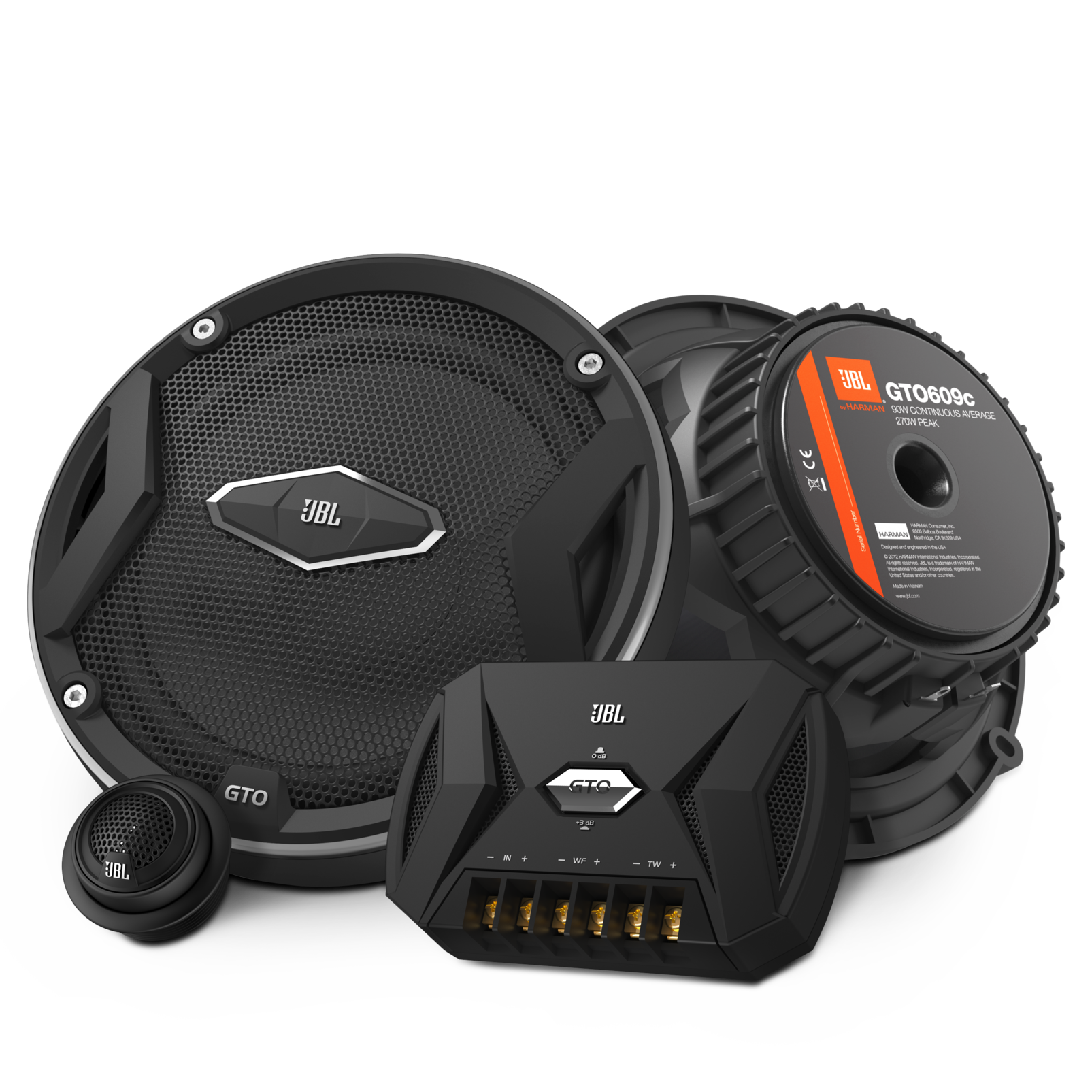 GTO609C | Ultimate sound experience, Mid-bass, tweeter and
