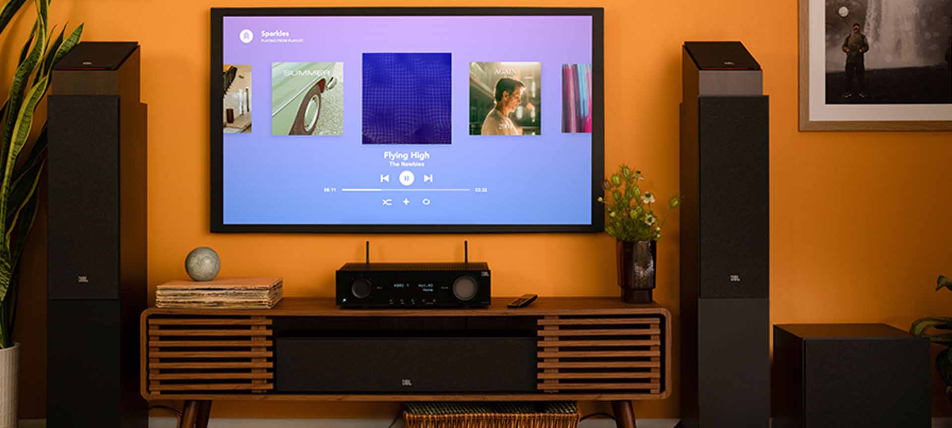 thumbnail image 2 of JBL MA510 5.2-Channel A/V Receiver - 75W Per Channel, Bluetooth, WiFi, HDMI, In White 2 of 11